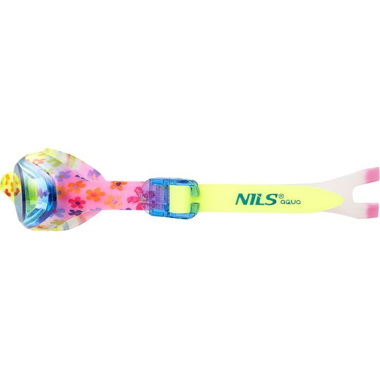 NILS Aqua NQG170FAF Junior modré/květované