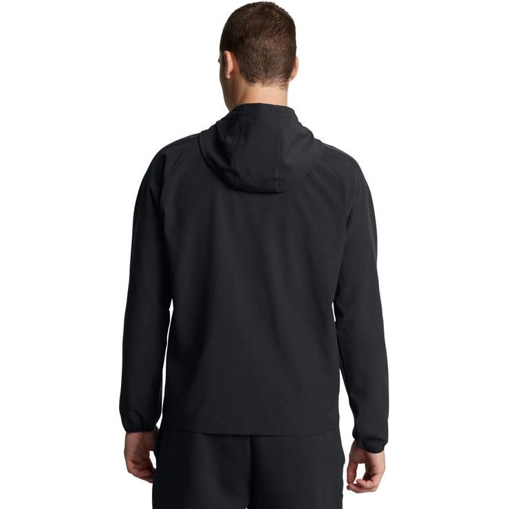 UNDER ARMOUR UA Stretch Wvn WindbreakerEU-BLK, černá