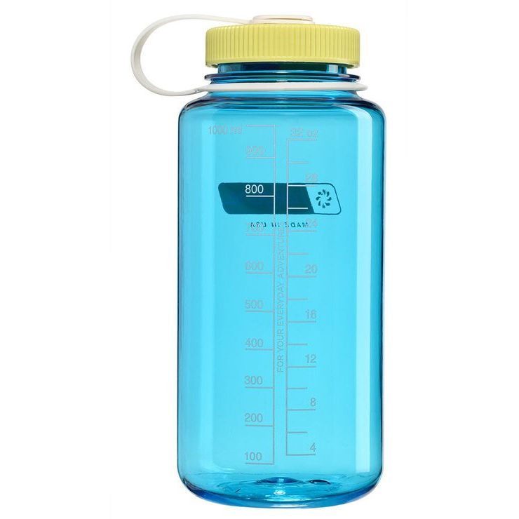 NALGENE Wide Mouth 1000 ml Blue Atoll w/Endive