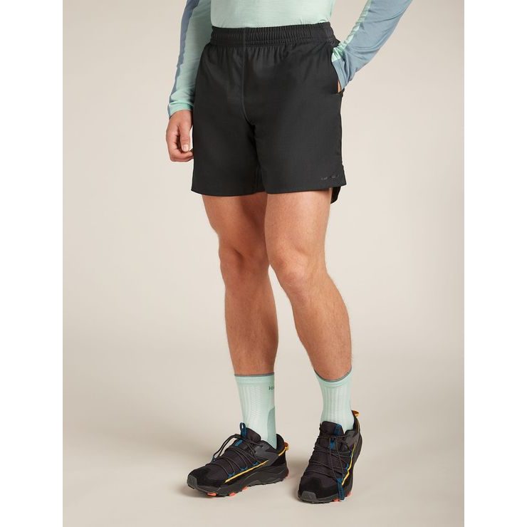 ICEBREAKER M Mer 125 Cool-Lite Active 7 Shorts OBSIDIAN