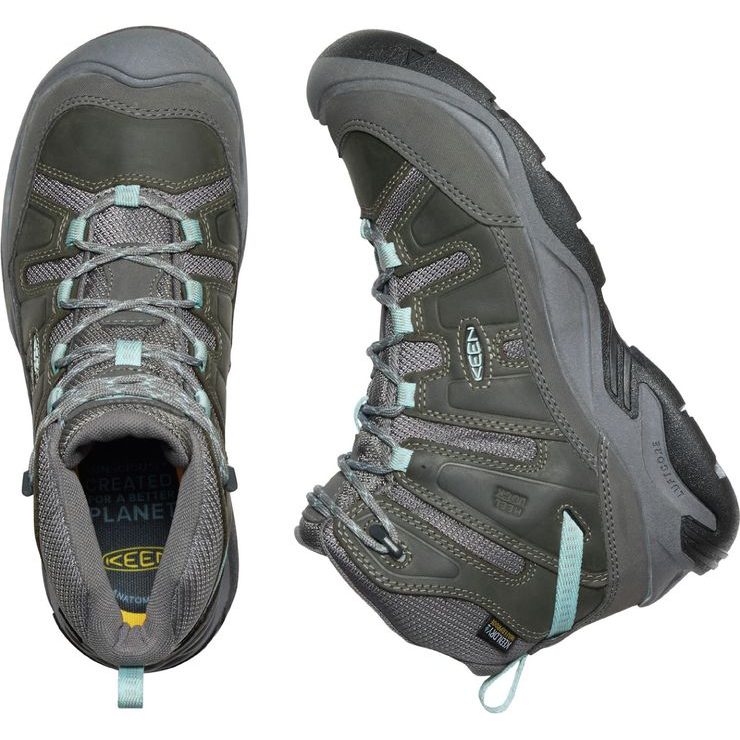 KEEN CIRCADIA MID WP WOMEN steel grey/cloud blue