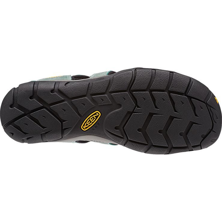 KEEN CLEARWATER CNX LEATHER W mineral blue/yellow
