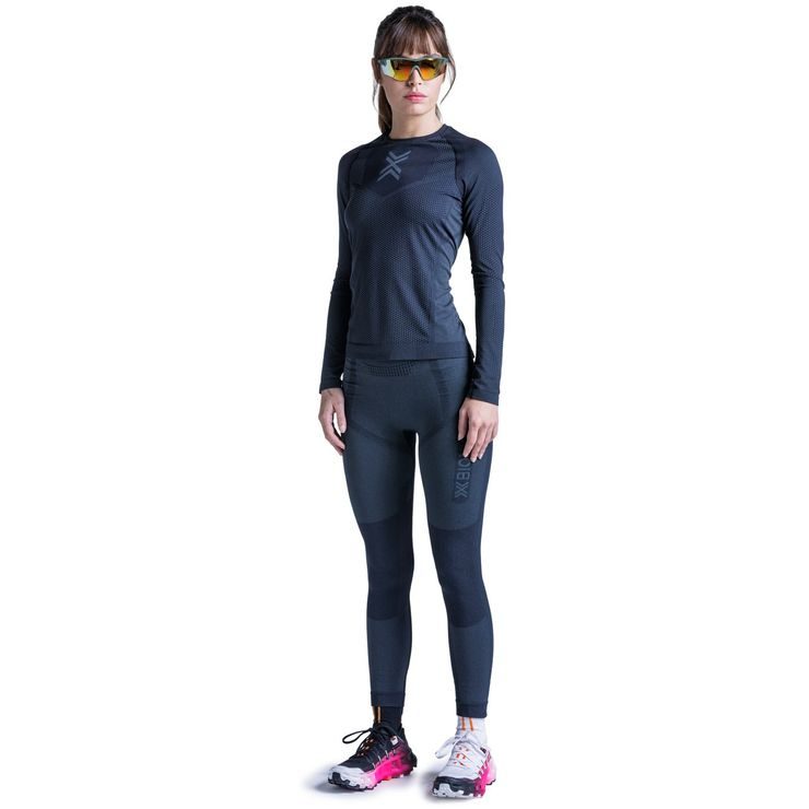X-BIONIC XCEED RUN SHIRT LS WMN X Black/Rhino Grey