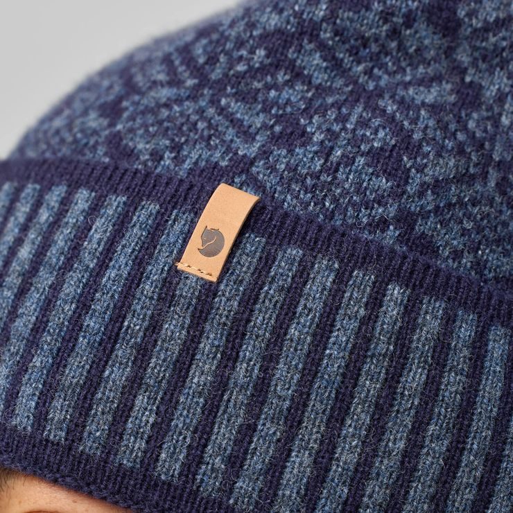 FJÄLLRÄVEN Snow Beanie Dark Navy