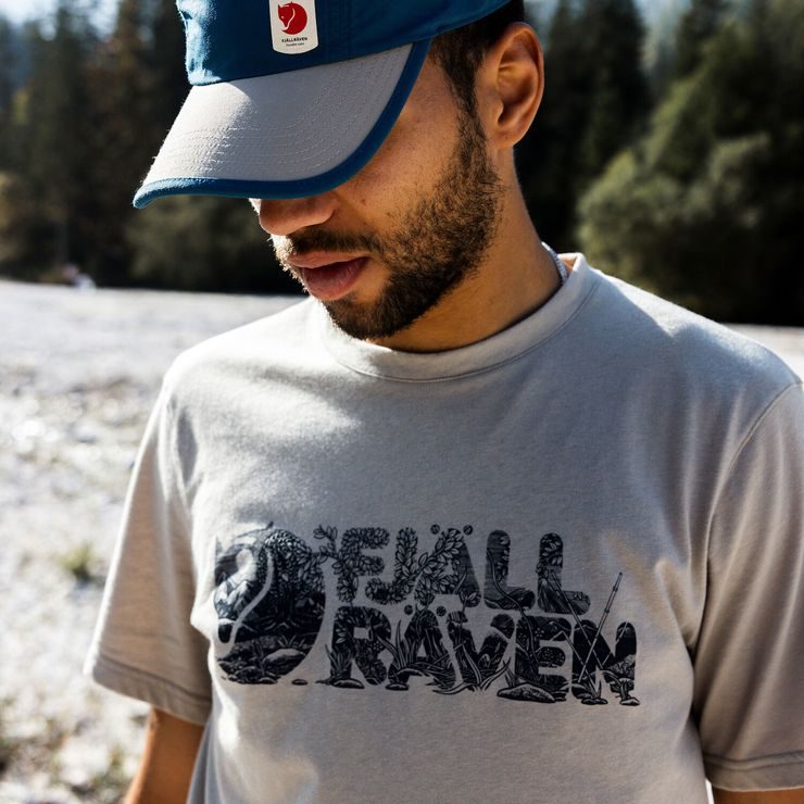 FJÄLLRÄVEN Lush Logo T-shirt M Fossil
