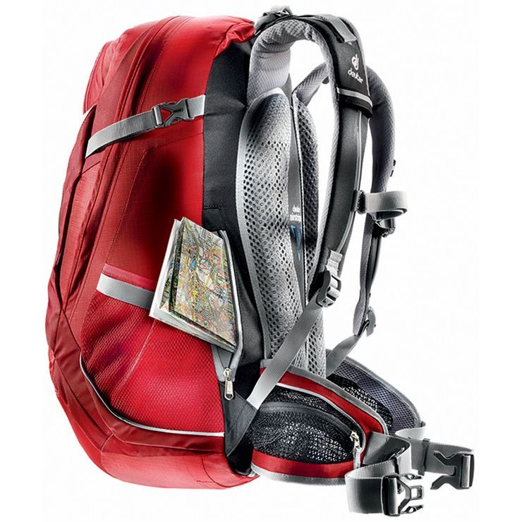 DEUTER Trans Alpine 30 - cyklistický batoh červený