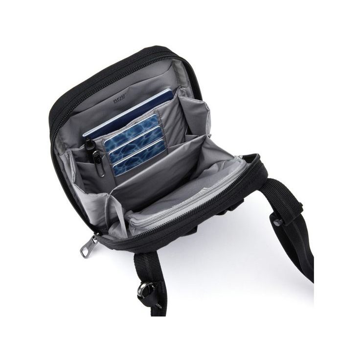PACSAFE RFIDsafe Tech Crossbody JET BLACK