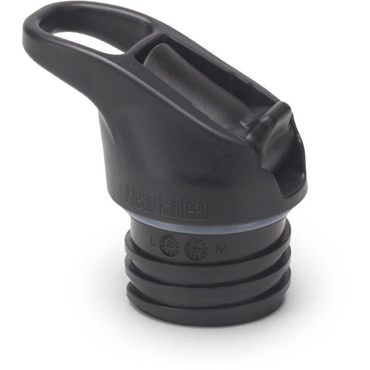 KLEAN KANTEEN Flip Seal Sport Cap w/Straw - black