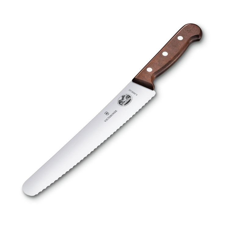 VICTORINOX Bread- and pastry knife, processed maple, 22cm, gift box