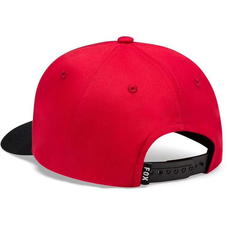 FOX Yth Badge Snapback Hat Red