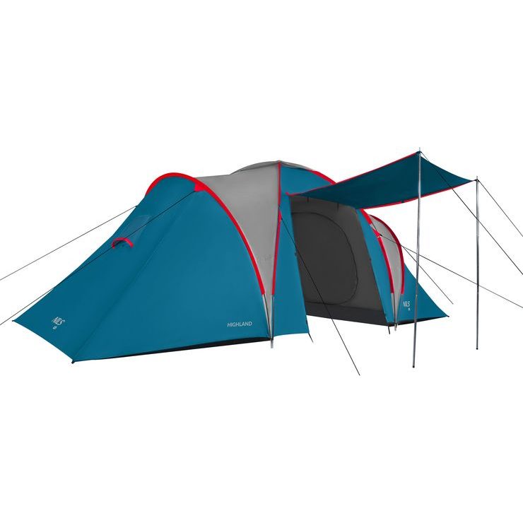 NILS Camp NC6031 Highland VI modrý/světle šedý