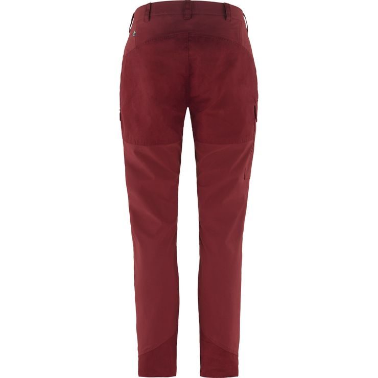 FJÄLLRÄVEN Nikka Trousers Curved W Bordeaux Red