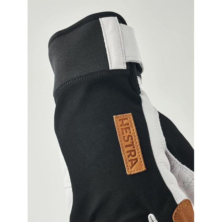HESTRA Ergo Grip Active Wool Terry - 5 finger Svart/Offwhite