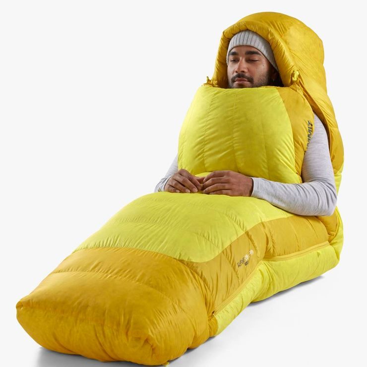 SEA TO SUMMIT Alpine -29C Down Sleeping Bag Long, Blazing Yellow