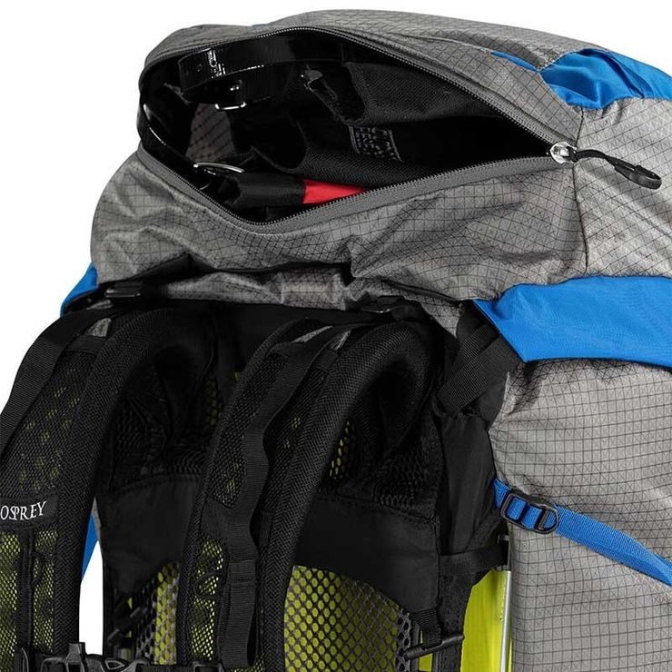 OSPREY EXOS PRO 55, dale grey/agam blue