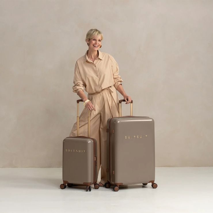 SUITSUIT Fab Seventies Taupe 2 ks - hnědá