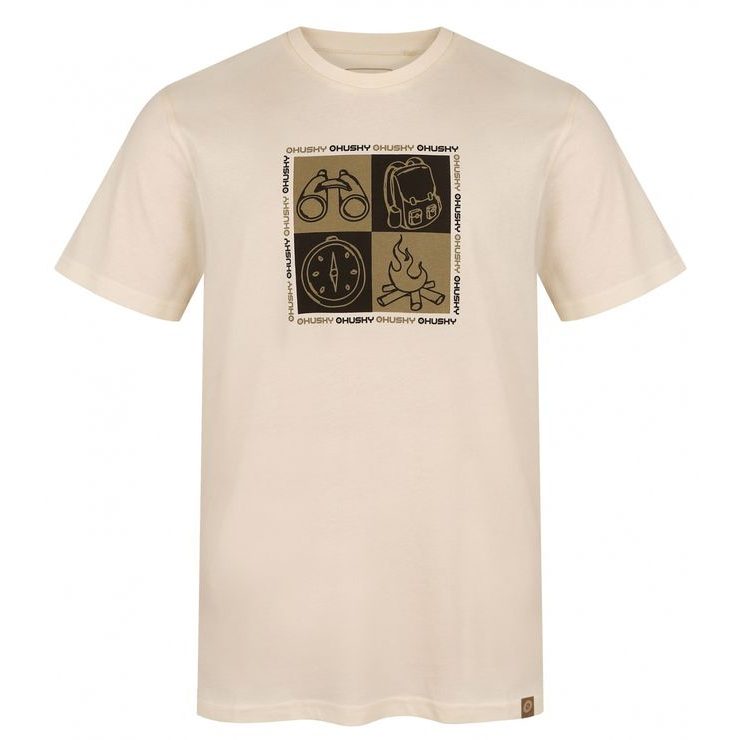 HUSKY Tee Square M beige