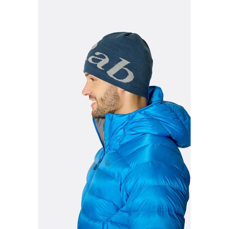 RAB Logo Beanie tempest blue/light zinc