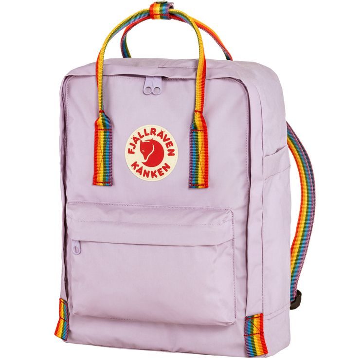 FJÄLLRÄVEN Kånken Rainbow Pastel Lavender-Rainbow