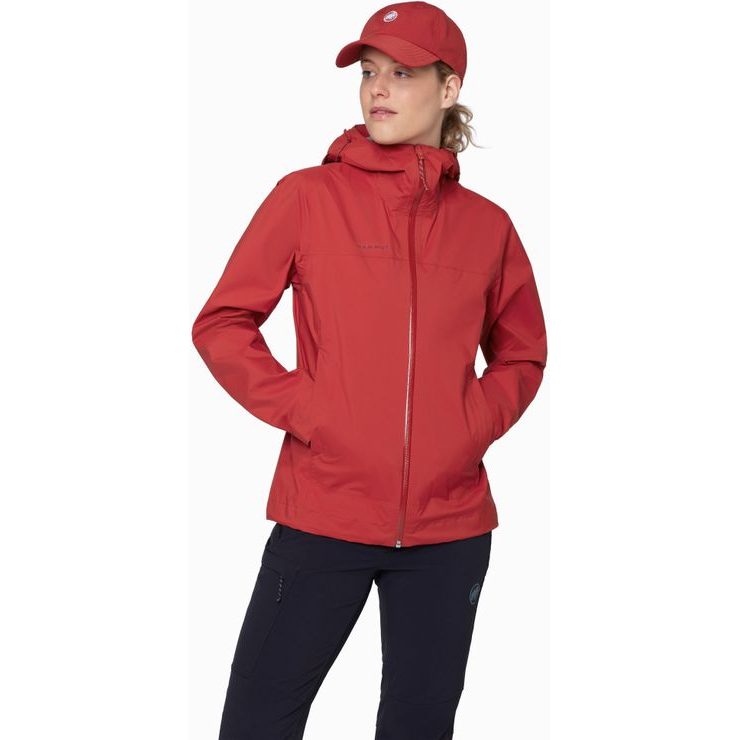 MAMMUT Ducan HS Hooded Jacket Women dark mammut red