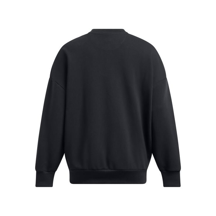 UNDER ARMOUR UA Icon HWT Terry OS Crew-BLK