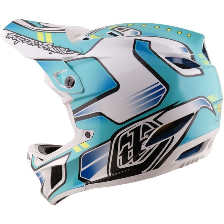 TROY LEE DESIGNS D4 COMPOSITE MIPS CREST REAL TEAL
