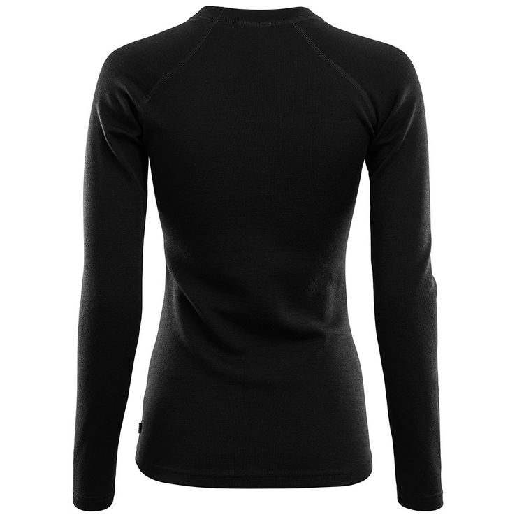 ACLIMA WarmWool Crew Neck shirt, Woman Jet Black