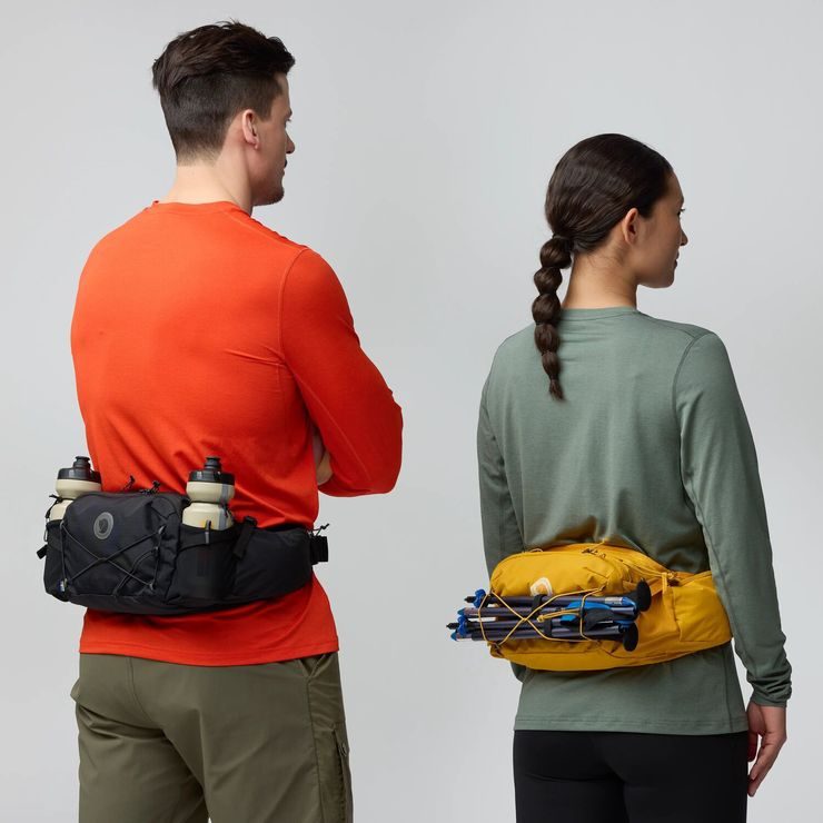 FJÄLLRÄVEN Abisko Hip Pack 6 Mustard Yellow