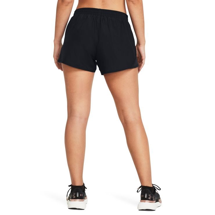 UNDER ARMOUR Fly By Short , Black / Black / Reflective