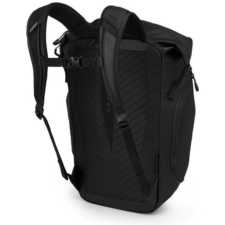 OSPREY TRANSPORTER ZINCH 22, raven black/black