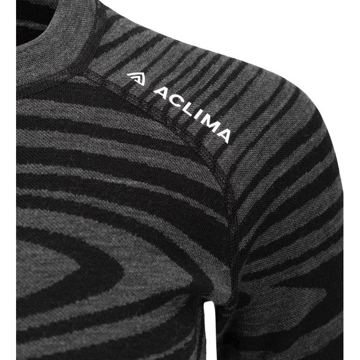 ACLIMA WarmWool Motion Crewneck W's Black Motion