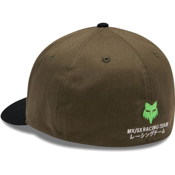 FOX Kawi Flexfit Hat Olive Green