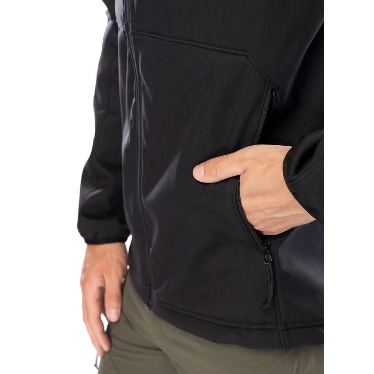 THE NORTH FACE M QUEST HOODED SOFTSHELL, TNF Black-NPF