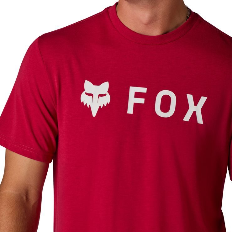 FOX Absolute Dri-Release Ss Tee Cranberry