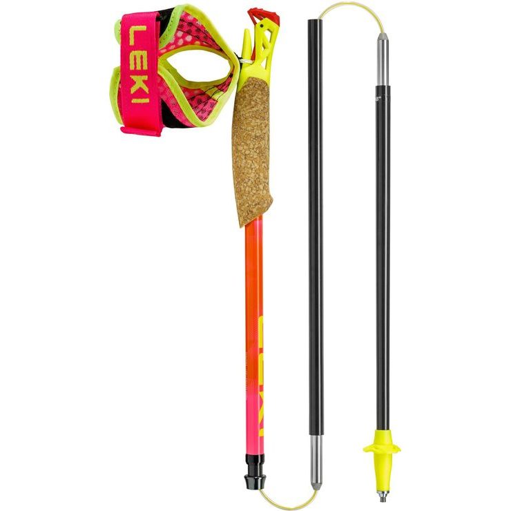 LEKI Ultratrail FX.One SL, neonpink-pastelloarange-neonyellow