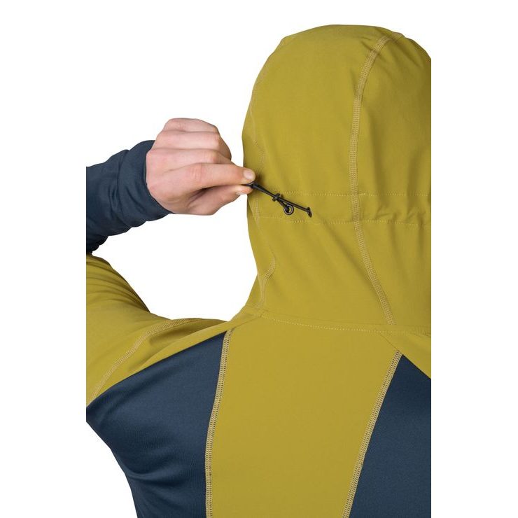 HANNAH TRANE HOODY avocado oil/stratified sea
