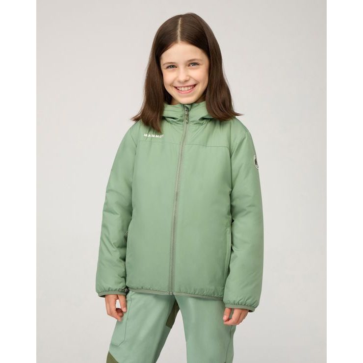 MAMMUT Rime IN Hooded Jacket Kids willow