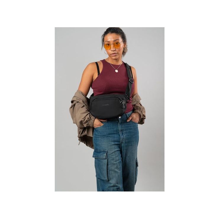 PACSAFE V HIP PACK 4L jet black