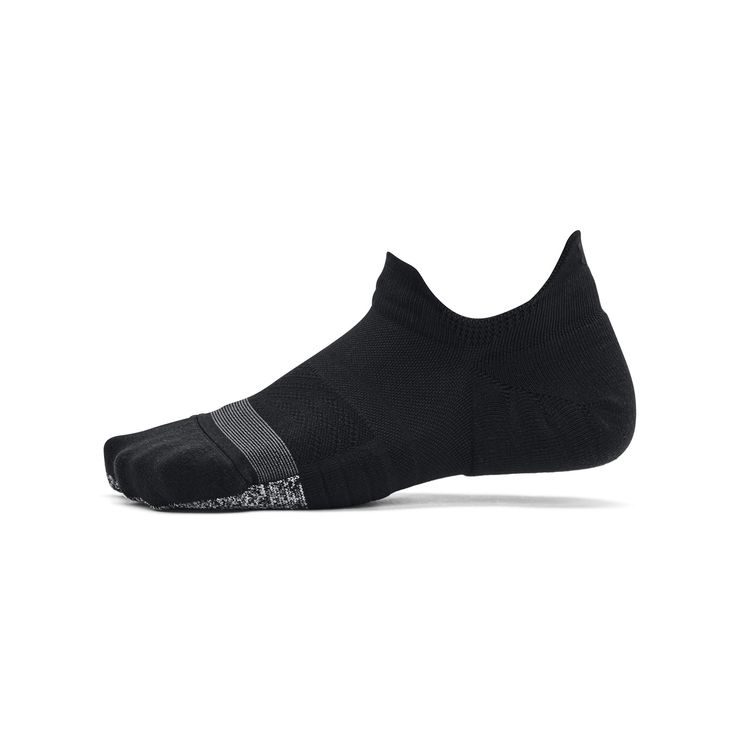 UNDER ARMOUR UA Breathe 2 No Show Tab 2pk, Black