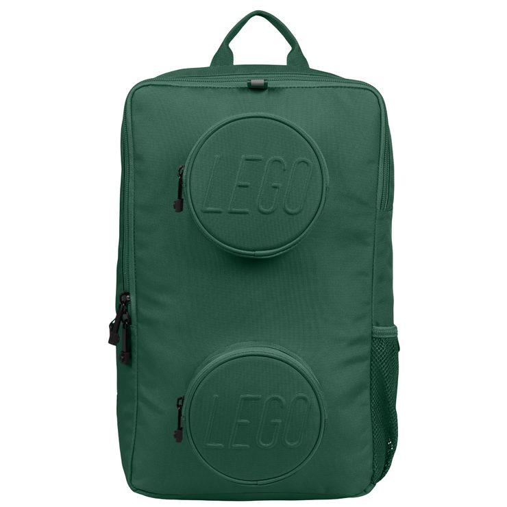 LEGO BAGS Brick 1x2 18 tmavě zelený