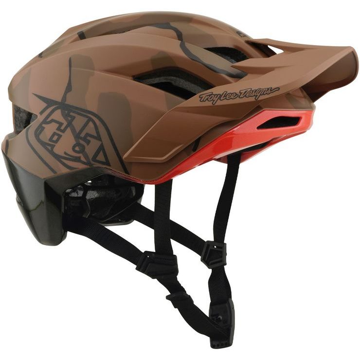 TROY LEE DESIGNS FLOWLINE SE MIPS BADGE SIENNA CAMO