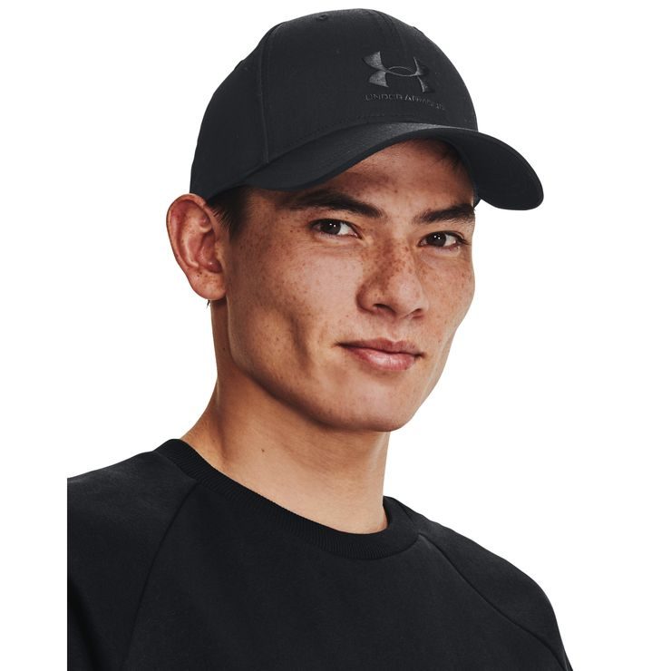 UNDER ARMOUR Mens Branded Lockup Adj-BLK