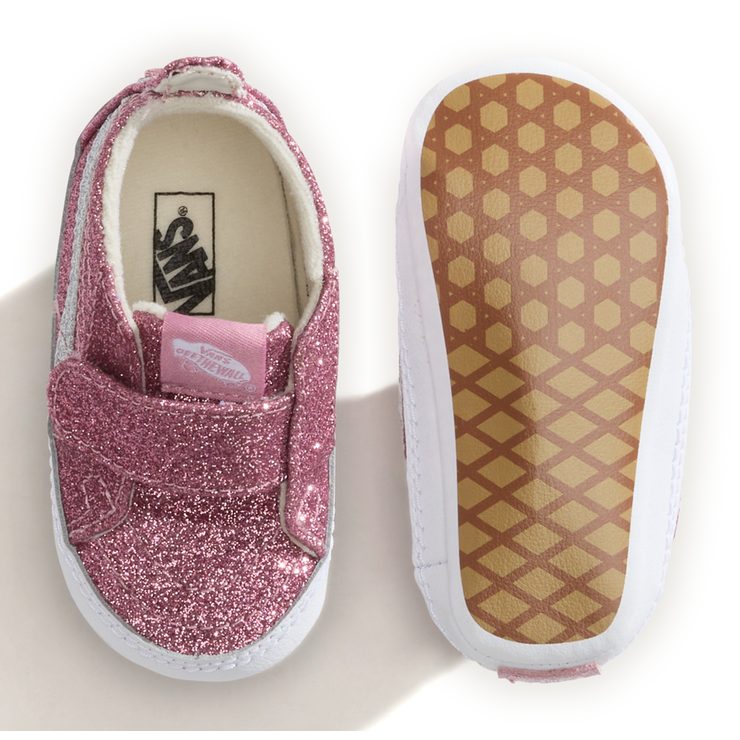 VANS SK8-Hi Crib GLITTER Pink Dawn