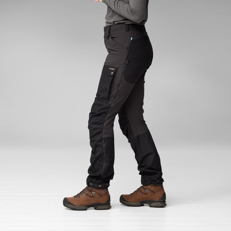 FJÄLLRÄVEN Keb Trousers Curved W Black Oak