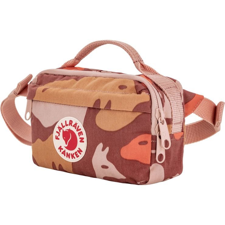 FJÄLLRÄVEN Kånken Graphics Hip Pack ChalkRose-Hidden Animals
