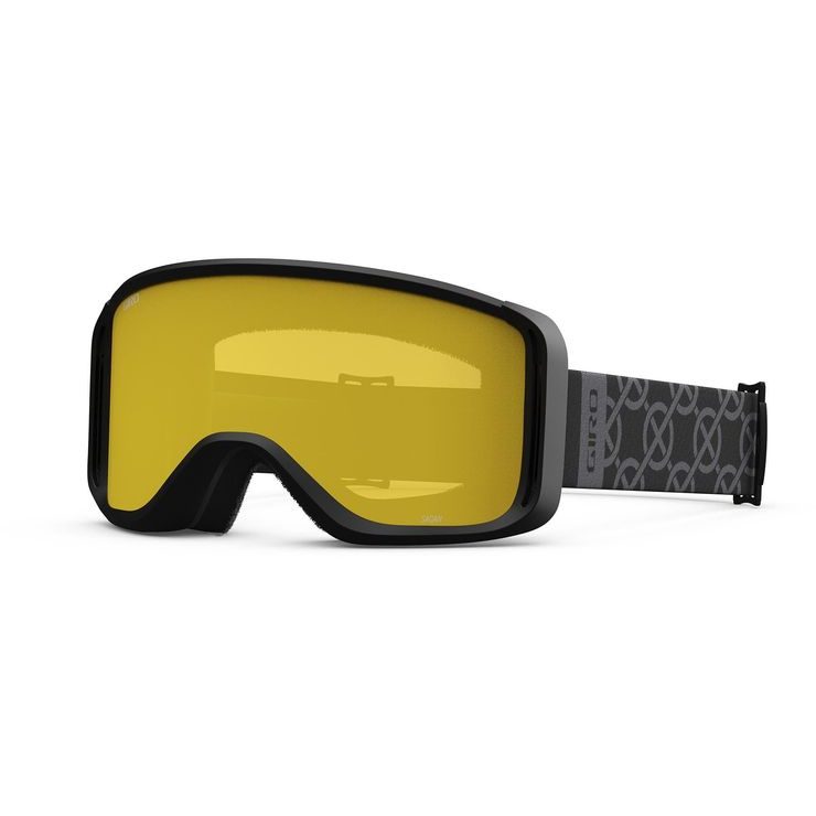 GIRO Sagen W Black Monogram Amber Gold/Yellow (2skla)