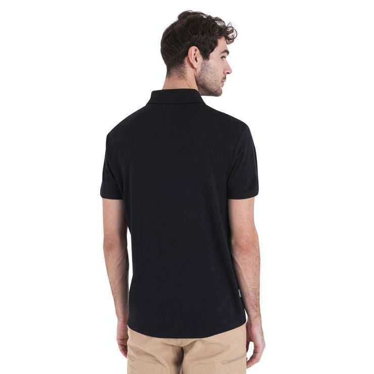 ICEBREAKER M Mer 150 Tech Lite III SS Polo BLACK