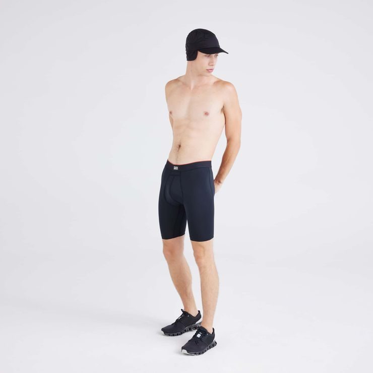 SAXX MULTI-SPORT MESH LONG BOXER BRIEF FLY black