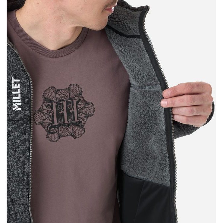 MILLET CHAMONIX KNITWARM JKT M ANTHRACITE GREY NEW