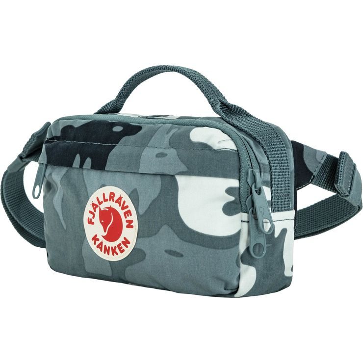 FJÄLLRÄVEN Kånken Graphics Hip Pack Nimbus Blue-Hidden Animals